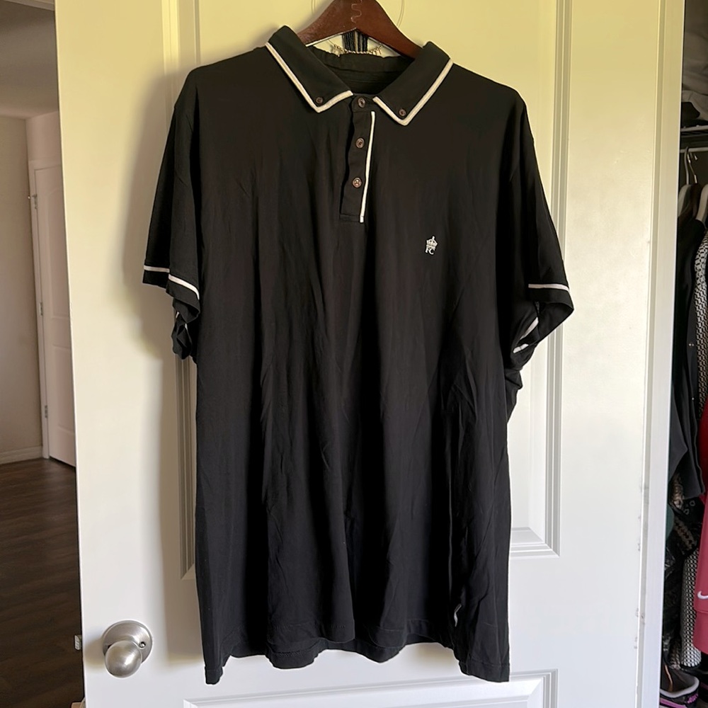 Men’s French Connection short sleeve tshirt with collar